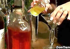 Honey FoXXX And Nika Noire Strap On Chris Ockham Lab Table Halloween Threesome