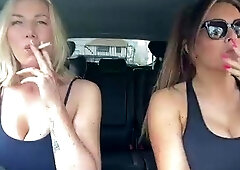Danielle Maye Xxx - Dani And Charley Smokey Car Pooling