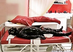 His wife had admitted him to my rubber clinic as a patient. This babe suspected that this guy might be impotent. Let's watch if we can discover a