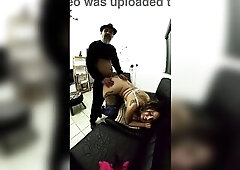 Spouse watches a debt collector have sex with his wife.