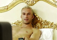 Golden-haired beautiful bitch titty bangs this impressive chap in advance of banging with cum in throat ending.