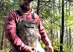 Redneck smoke, piss, and stroke