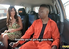 Big Tits And A Big Black Dick Going At It In The Driving Test Center With Princess Jasmin And Mr Longwood