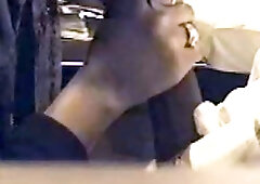 Daebone secretary deepthroats in the office cums in mouth #1