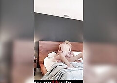 My wife Keely is a total chick. Pale, ginger, large melons and wonderful overweight booty. This babe's a spry one & this babe likes her BBC a