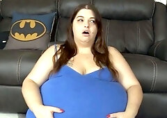 Pink labia close up of naive brunette