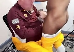 Coach Inspects Players Penis Before the Big Game.