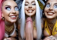 Mistress Misha Goldy - Three Ex-Whore Bitches Drain Their