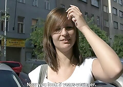 Big-breasted Dark hair girl Humped Outdoors - high definition porn 1080p