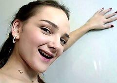 Amateur blonde teen casi james outdoor hardcore pounding
