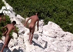 Boys Spend A Day In The Nude Beach