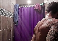 Come shower with a transman after his workout