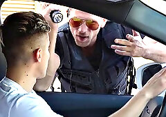 NextDoorRaw - Twink caught jerking off, fucked by hot cop