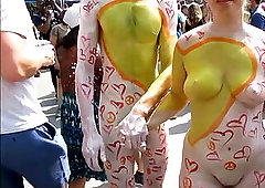 Sex bodypainting Body painting