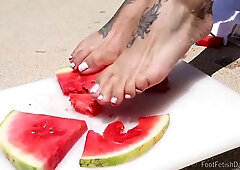 Watermelon Toes With Orion Raye