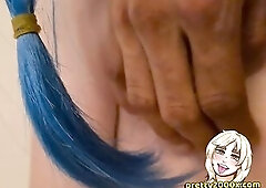 Groaning Femboy Wench Venti gets booty drilled and creampied - prettyboi2000x