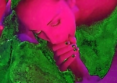Webcam records amateur teens blowjob