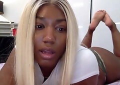 Amanda Black and Honey Demon ass finger on boat trip