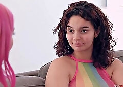 Busty BBWs Hairy Pussy Exposes Her Lesbian Secret