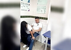 A youthful eighteen-year-old beauty from Fortaleza was caught on camera having sex with a ally in the classroom.