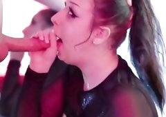 Immodest Hardcore Facefuck