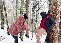 Congelare l'obbedienza - snow ballbusting