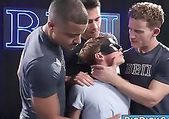 Frat Bros Raw Bareback Gangbang