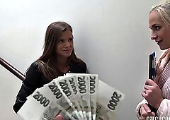 Sarah Kays Czech Teen Threesome Double Blowjob