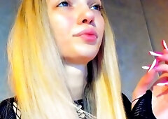 Close up Of Teen Masturbating