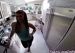 Pov amateur chick bangs and jerks for dollars in hd