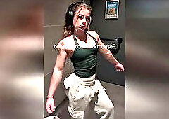 ThickMouse9 Flaunts Hairy Pussy Flashing During Splits