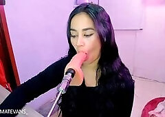 Asian Girl ASMR Mic Licking & Kissing