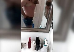 Teaser movie scene! Crossdressing bitch plays on livecam
