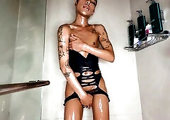 Thai ladyboy Fortunate is smth without a Robert Palmer movie scene movie and is simply irresistible indeed. Tattooed with a naughty butt look on a con