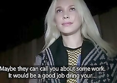 Public Agent - amateur Russian student with beautiful pair of natural tits has POV sex with my big d