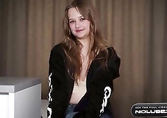 Taping Shut Cute Russian Wench