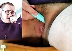 Latino bulky trans man enjoys deepthroat action now