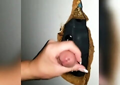 Charlie glory hole blowjob