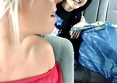 Rae Lil Black And Kate Truu Flash Publicly Then Take Double