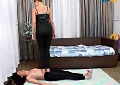 Lesbian BDSM Foot Bondage