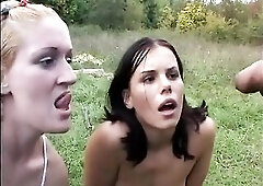 Pee Into Throat Mega Hot Honeys