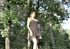 Slim French Blonde Diane Nice Outdoor Fuck