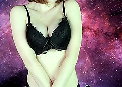 This brunette chick with nice big boobs and a pretty face is