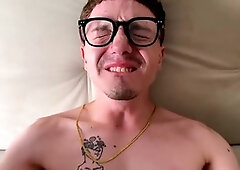 First time getting fucked, faggot, makes me cum