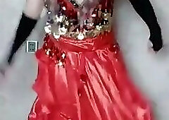 Naughty Belly Dancer Hot Moves White Body