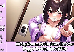 Naughty roommate confesses you make her crave intense pleasure - erotic audio for guys